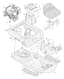 Part Location Diagram of 056570E245MA Murray Console Assembly