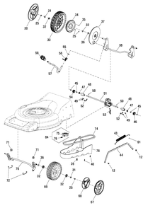 Part Location Diagram of 707376 Murray Screw, St 4.8 X 16
