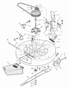 Part Location Diagram of 055895Z Murray Spacer