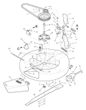 Part Location Diagram of 055921E700MA Murray Bracket, Upper Idler