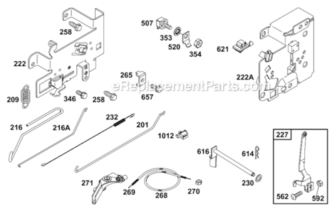 Page E Diagram and Parts List for 30560B  Murray Lawn Tractor