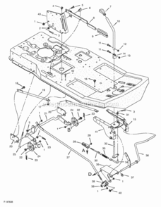Mower_Housing_Suspension Diagram and Parts List for 30560X59A 1997 Murray Lawn Tractor