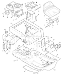 Part Location Diagram of F-99619 Murray Instruction Book & Parts List