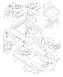 Part Location Diagram of 44X7021 Murray Decal, Left Panel