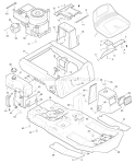 Part Location Diagram of 055019SE Murray Console Assembly