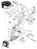 Page C Diagram and Parts List for 309001X48A  Murray Lawn Tractor