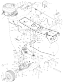 Page D Diagram and Parts List for 309006X50C  Murray Lawn Tractor