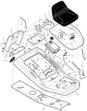 Page A Diagram and Parts List for 309007X8A  Murray Lawn Tractor