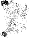 Page C Diagram and Parts List for 309007X8A  Murray Lawn Tractor