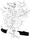 Page D Diagram and Parts List for 309007X8A  Murray Lawn Tractor
