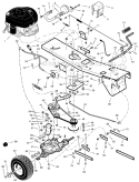Page C Diagram and Parts List for 309007X8B  Murray Lawn Tractor