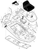 Page A Diagram and Parts List for 309008X92B  Murray Lawn Tractor