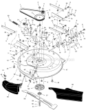 Page D Diagram and Parts List for 309008X92B  Murray Lawn Tractor