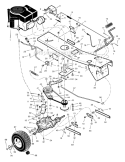 Page C Diagram and Parts List for 309008X99A  Murray Lawn Tractor
