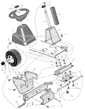 Page F Diagram and Parts List for 309008X99B  Murray Lawn Tractor
