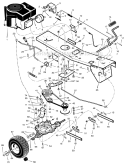 Page C Diagram and Parts List for 309009X18A  Murray Lawn Tractor