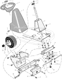 Page F Diagram and Parts List for 309029X11B  Murray Lawn Tractor