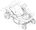 Page B Diagram and Parts List for 309029X11E 1030 Murray Lawn Tractor
