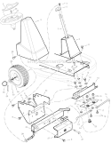 Page G Diagram and Parts List for 309029X11E 1030 Murray Lawn Tractor