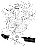 Page D Diagram and Parts List for 309029X51B  Murray Lawn Tractor