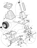 Page F Diagram and Parts List for 309029X51B  Murray Lawn Tractor