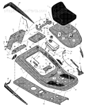 Part Location Diagram of 1401233MA Murray Footmat, Left