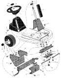 Part Location Diagram of 711325MA Murray Insert-steer Wheel Gr
