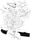 Page D Diagram and Parts List for 309300X30A  Murray Lawn Tractor