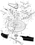 Page D Diagram and Parts List for 309300X50A  Murray Lawn Tractor