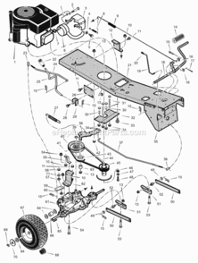 Part Location Diagram of 1401093 Murray Yoke, Shift