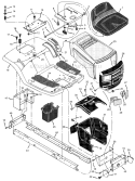 Part Location Diagram of 1001492E245MA Murray Hood