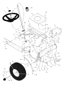 Part Location Diagram of 690626MA Murray Steering Shaft - Shor