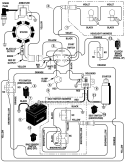 Part Location Diagram of 250X126MA Murray Harness, Chassis Wire