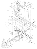 Part Location Diagram of 690273E700MA Murray Arm, Idler