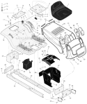 Page A Diagram and Parts List for 312003X50B  Murray Lawn Tractor