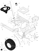 Page H Diagram and Parts List for 312003X50B  Murray Lawn Tractor