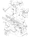 Page H Diagram and Parts List for 312006X190A 552550 Murray Lawn Tractor