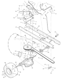 Part Location Diagram of 690166E700MA Murray Bracket Shift Right Hand