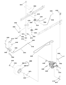 Motion Drive Group - Hydro Drive - Hydro Gear T2 (7501094a) Diagram and Parts List for MT155420H (2691227)(2014) Murray Lawn Tractor
