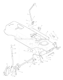 Part Location Diagram of 91823SEMA Murray Handle Assembly