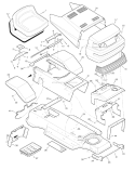 Part Location Diagram of 092334E700 Murray DISCONTINUED
