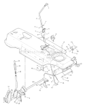 Part Location Diagram of 92133SEMA Murray Bracket, Adjuster Rod