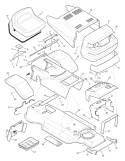 Part Location Diagram of 91724E700MA Murray APRON FENDER