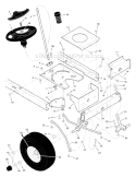 Page G Diagram and Parts List for 385001X51A  Murray Lawn Tractor