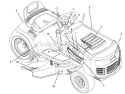 Page B Diagram and Parts List for 385003X108  Murray Lawn Tractor