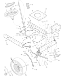 Page H Diagram and Parts List for 385003X108  Murray Lawn Tractor
