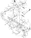 Part Location Diagram of 690122E700MA Murray Link, Lift Handle