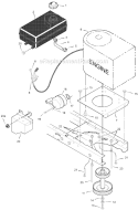 Page C Diagram and Parts List for 385008X52B  Murray Lawn Tractor