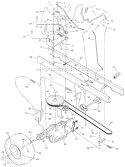 Page D Diagram and Parts List for 385008X52B  Murray Lawn Tractor