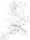 Page D Diagram and Parts List for 385009X98B  Murray Lawn Tractor
